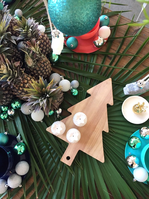 Christmas tree timber serving platter - Target Australia Christmas 2015 preview.