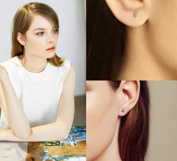 Shopping Guide: The best teeny-tiny stud earrings, by We Are Scout. 