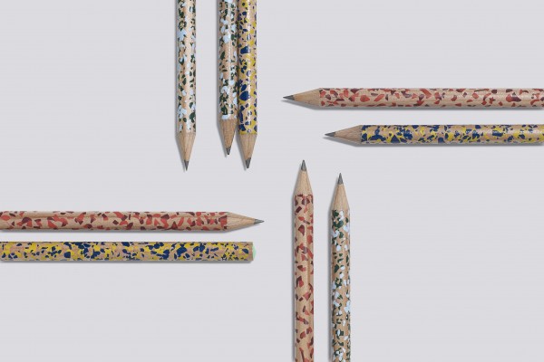 Terrazzo pencils, in store now.