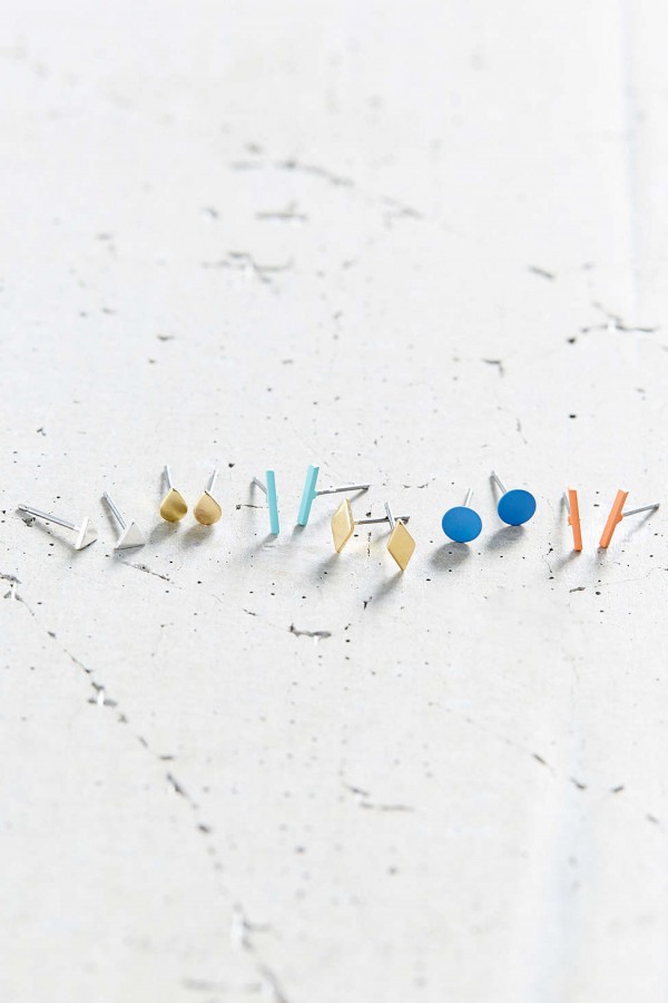 Shopping Guide: the best teeny tiny stud earrings, by We Are Scout.