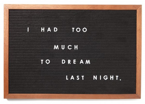 Retro-style felt noticeboards from Typo.