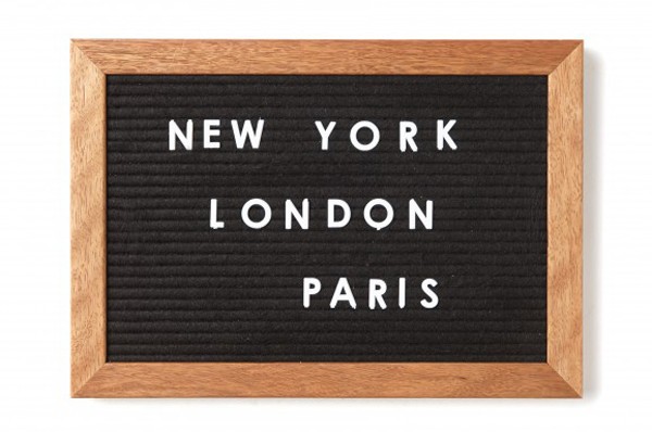 Retro-style felt noticeboards from Typo.