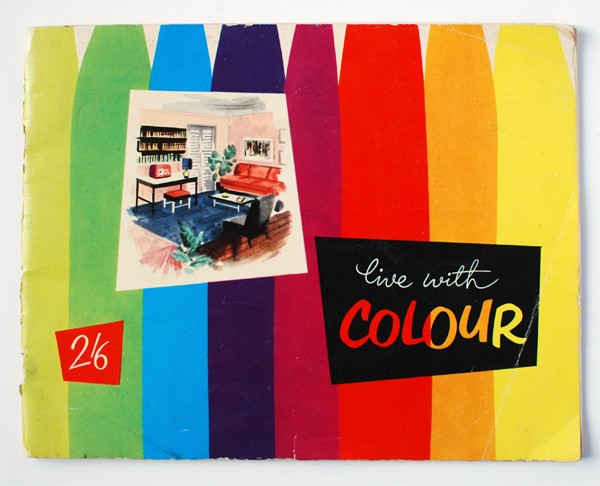 Scouted: Vintage 'Live with Colour' Taubmanns book, circa 1950s, via We-Are-Scout.com.