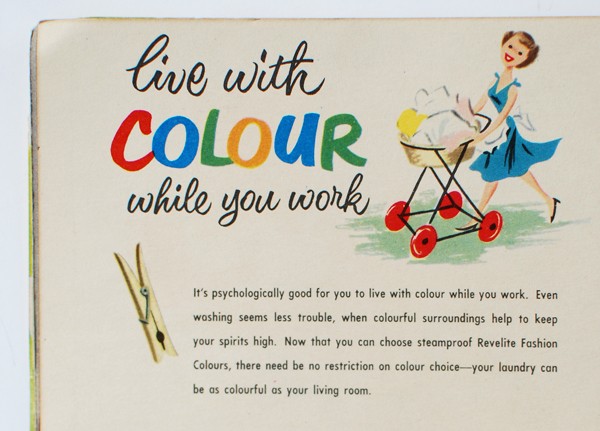 Scouted: Vintage 'Live with Colour' Taubmanns book, circa 1950s, via We-Are-Scout.com.