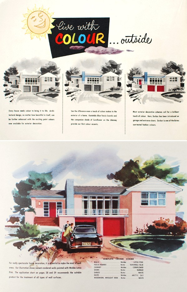 Scouted: Vintage 'Live with Colour' Taubmanns book, circa 1950s, via We-Are-Scout.com.