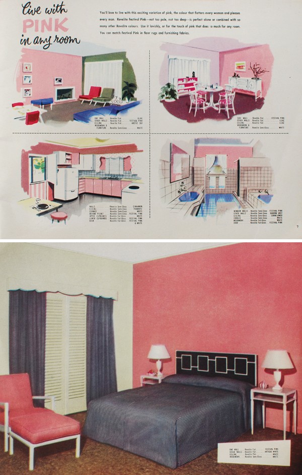 Scouted: Vintage 'Live with Colour' Taubmanns book, circa 1950s, via We-Are-Scout.com.