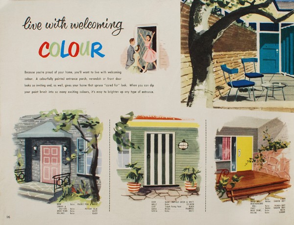 Scouted: Vintage 'Live with Colour' Taubmanns book, circa 1950s, via We-Are-Scout.com.
