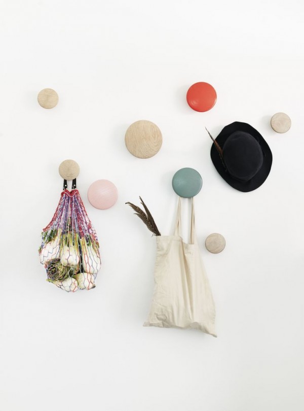 Muuto The Dots Coat Hooks, courtesy of Muuto.