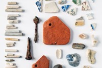 My Collections: Thames Beachcombing Finds Beachcombing the Thames: my collection of objects found on the banks of the Thames, from Tudor tiles to Elizabethan clay pipes. Photo: Lisa Tilse for We Are Scout
