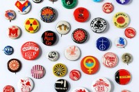 My Collections: Vintage Badges Vintage badge collection, via We Are Scout. Photo: Lisa Tilse for We Are Scout