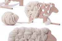 Wee Find: Woody the Sheep Knitting Game Woody sheep toy from Mama Shelter