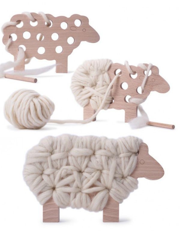 Woody sheep toy from Mama Shelter