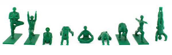 Yoga Joes, from Oliver's Twisty Tales.