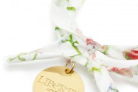 Wee Find: Flowers of Liberty Friendship Bracelets Theodora Liberty Print Disc Charm Bracelet