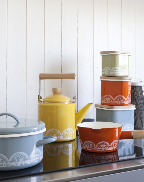 Mini Moderns new enamelware collection.