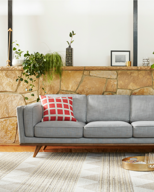 Freedom Dahlia sofa with SS15 homewares.