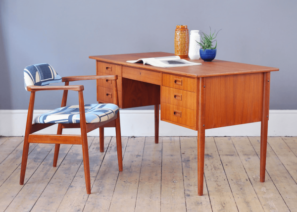 Daniel Clarke's new collection of mid-century-modern-nspired prints, paintings and textiles at Forest London.