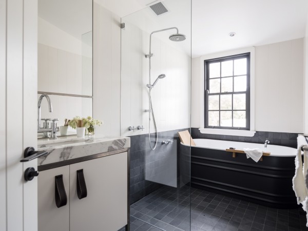 Bathroom: the Fairlight house by Decus Interiors, winner of House and Gardens' Room of the Year 2015.