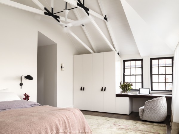 Master bedroom: the Fairlight house by Decus Interiors, winner of House and Gardens' Room of the Year 2015.