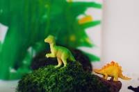 Kids craft: How to make a dinosaur playscape Get creative with your kids: make a fun dinosaur habitat - that looks good in your home, too. Photo: Lisa Tilse for We Are Scout