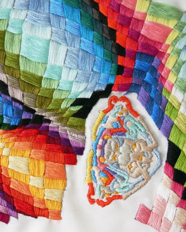 Photo courtesy of Lorena Marañon, Embroidery, Patchwork, and Surface Design.