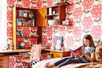 Lovely girl's bedroom from the home of Katie Graham, who is the creator and managing director of The Family Love Tree. Styling by Rachel Vigor. July issue of Inside Out. Photography by Derek Swalwell