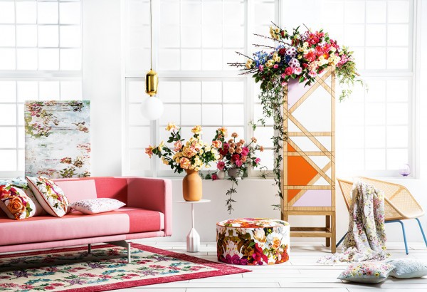 Our 'Spring Fling' story, which embraces the full vibrancy of the season's blooms, styling by Joseph Gardner and Danielle Selig, photography by Sam McAdam-Cooper. Inside Out magazine September 2015.