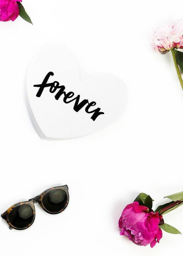 Lovestar Forever and Always heart vases, in collaboration with Jasmine.