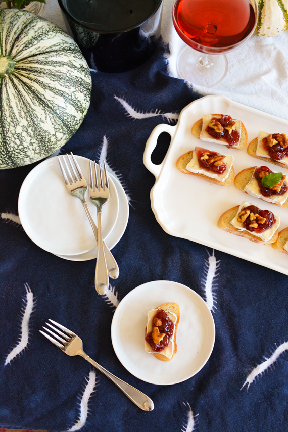 DIY creepy crawly tablecloth by Julep/Minted.