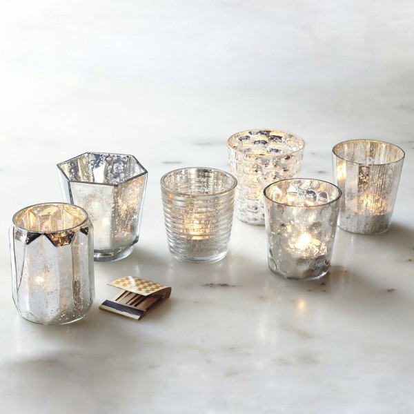 We Are Scout Christmas Gift Guide 2015: Mercury Tealights,  each, from West Elm Australia.