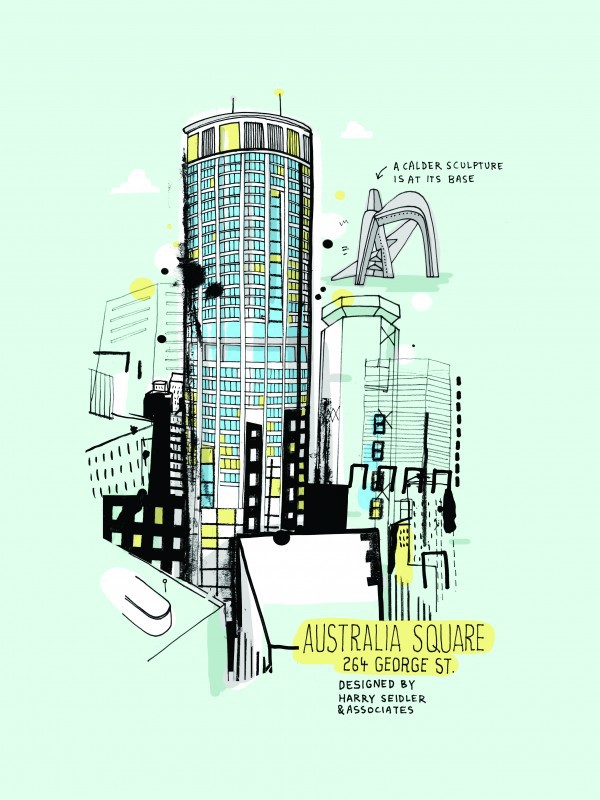 All the Buildings in Sydney by James Gulliver Hancock, published by Hardie Grant.