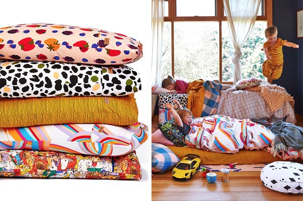Gorgeous bedding and homweares for kids and adults from Kip & Co's new Hibernate collection, AW15, via We-Are-Scout.com.