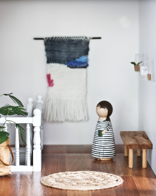 Details from @little.linzi’s amazing dollhouse renovation for her daughter, with handmade iconic designs in miniature. Photography by Sam McAdam-Cooper, from the July 2015 issue of INSIDE OUT magazine.