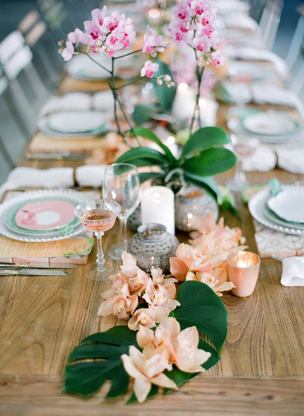 Cuban wedding tablescape. Photo by Jose Villa and Joel Serrato via My Domaine.