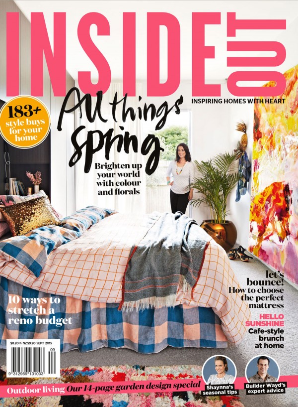 Sneak peek inside Inside Out magazine, September 2015. 