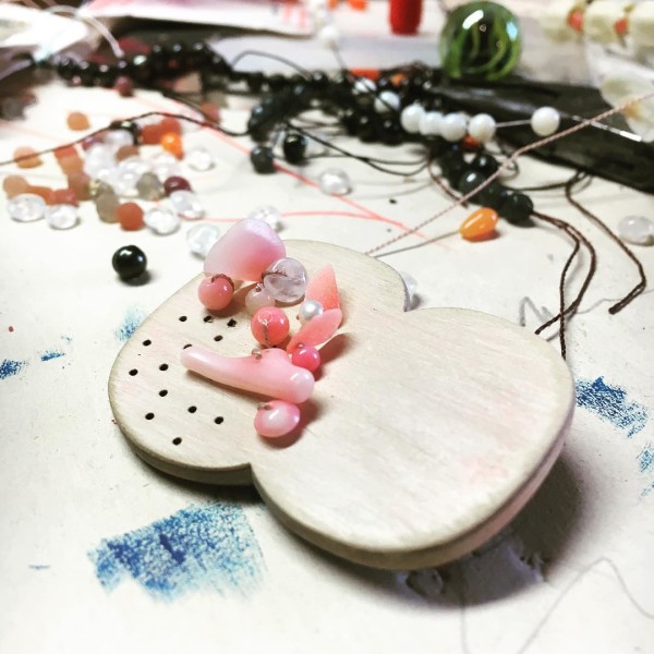 Behind the scenes: jewellery by Melinda Young in the making.