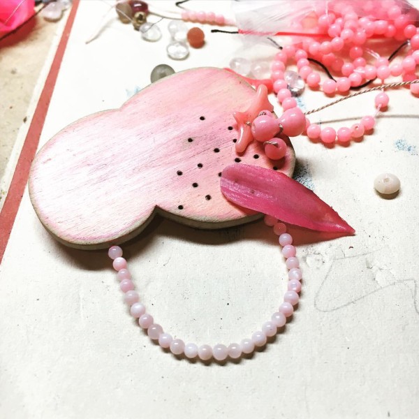 Behind the scenes: jewellery by Melinda Young in the making.