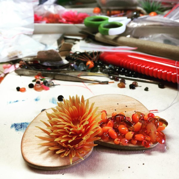 Re-grown Series brooches by Melinda Young.