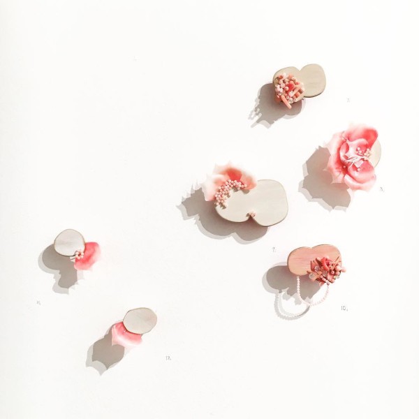 Pink Jewellery by Melinda Young for 'Grow Your Own' exhibition.