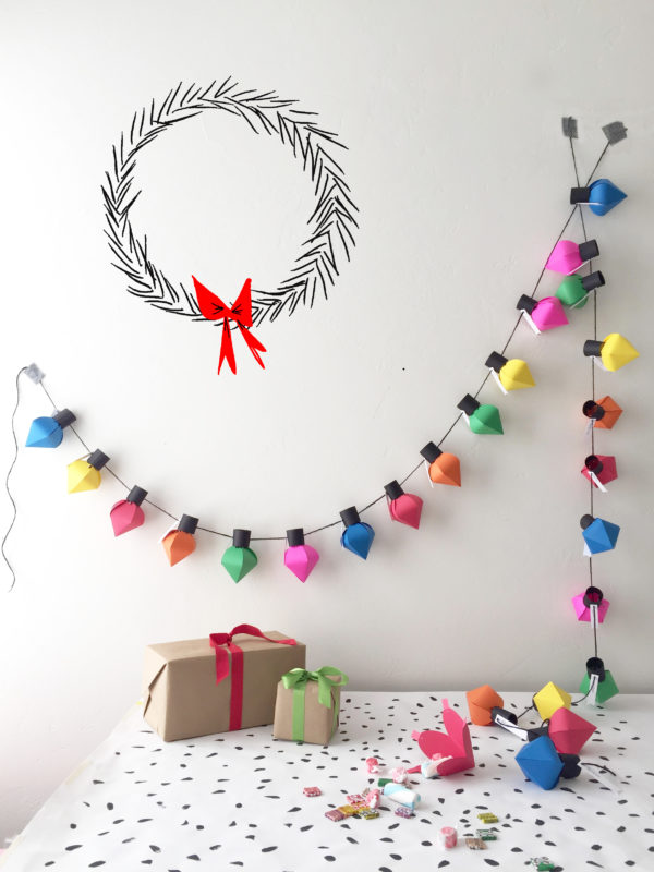 DIY Christmas Bulb Advent calendar by The House that Lars Built.