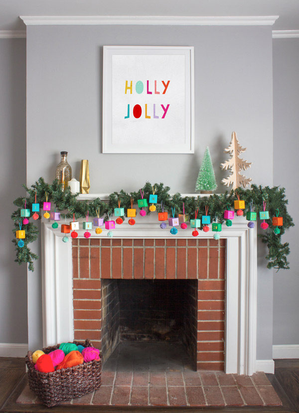 Image via Oh Happy Day. http://ohhappyday.com/2015/11/diy-paper-ornament-advent-calendar/