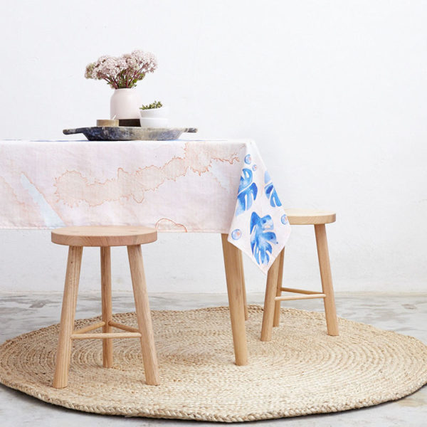 Beautiful tablecloths by Australian design brands: Charlie and Fenton tablecloth.